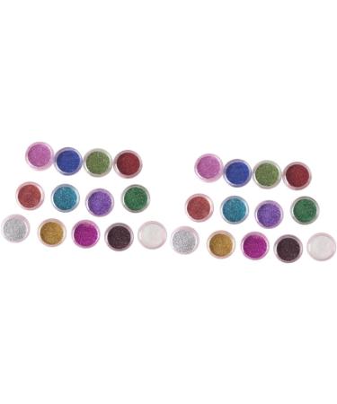 Didiseaon 24 Boxes Glitter Eyeshadow Pigments Glitter Eyeshadow Powder Eye Shadow Powder - Buy Online on GoSupps.com