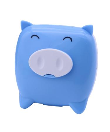 Hapinary 2st Cartoon case eye contact case travel case for contact lenses mini holder contact lens container lens container lens storage cute storage box blue m