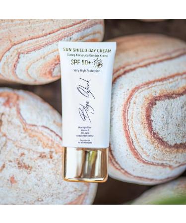 Bilge zturk Sunscreen Day Care Cream SPF 50+ With Beta-Carotene And Vitamin E - Broad-Spectrum Anti-Aging Blue Light Protection Daily Hydrating Cream For All Skin Types 50ml - Buy Online on GoSupps.com