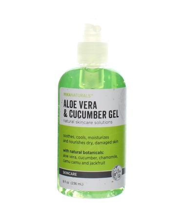 MIKA NATURALS Aloe Vera & Cucumber Gel - Soothing 8 oz. Formula - Buy Online on GoSupps.com