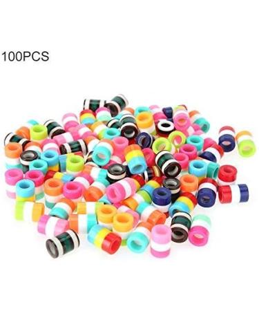 Hair Braid Beads Hair Accessories Colorful Braiding Beads Resin Beads for Decorating Hair African Style Hair Beads100pcs / set - Buy Online on GoSupps.com