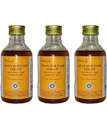 Asanavilwadi Oil 200ml - Pack of 3 Bottles | Premium Herbal Oil for Wellness - Buy Internationally - Buy Online on GoSupps.com