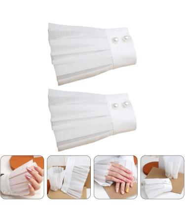 Beavorty Clear Wristlet 2 Pairs Fake Sleeve Floral Blouse Woman's Shirts Lace Cuffs Costume Fake Cuffs Miss Clothing Flowers - Buy Online on GoSupps.com