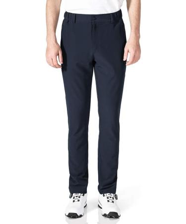 Buy Aoli Ray Men's Waterproof Golf Pants - Slim Fit Stretch Trousers in Navy | Perfect for International Shipping - Buy Online on GoSupps.com