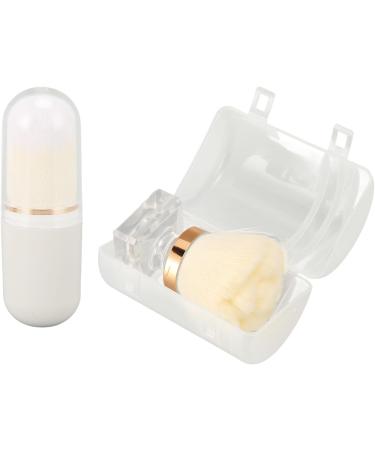 Small Powder Brush Transparent Handle Powder Brush Ergonomic Handle Capsule-shaped Brush Prevents Redness - Buy Online on GoSupps.com