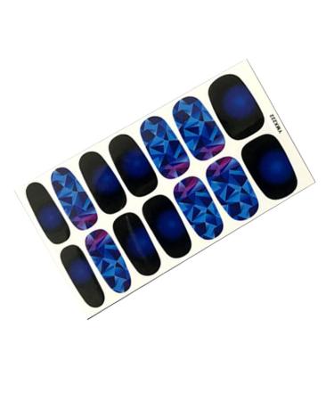 dijiusidy Nail Art Stickers Self-Adhesive Fingernail Decal with Strap Glue DIY Art Decor Full Cover Manicure Kits for Women Girls YMX222