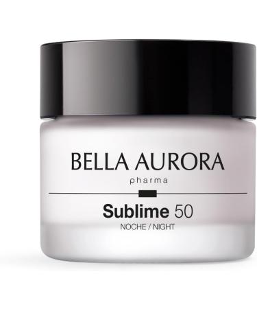  BELLA AURORA Bella Aurora Sublime 50 Night new formula | Anti-aging firming cream with collagen ceramides and microbiome Repair Complex | Regenerates nourishes and improves the firmness of mature skin | 50 ml - Buy Online on GoSupps.com