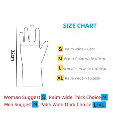 Long Rubber Household Gloves - Reusable Yellow Cleaning & Washing Gloves for Kitchen Garden and Car Wash (Size L) - Buy Online on GoSupps.com