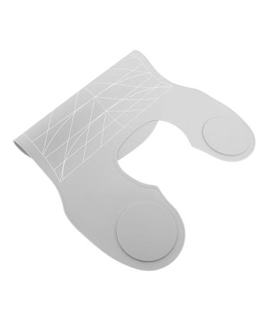 FOMIYES Silicone Shawl Pad Barber Cape Hairdressing Styling Cape Haircut Cape for Women Hair Cutting Neck Wrap Silicone Neck Cape Haircut Salon Cape Silicone Neck Wrap 54.00X41.00X0.20CM