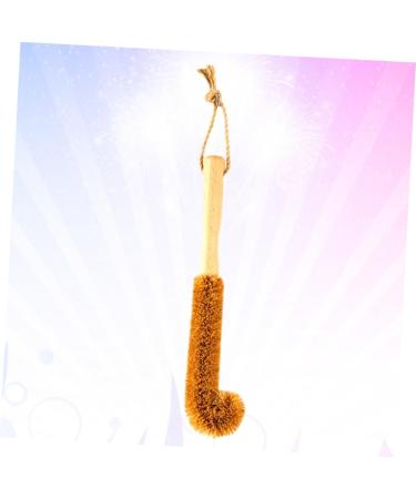 Solustre 2 Pack Bottle Cleaning Brushes - Effective Scrubbing Sponge for Water Bottles and Glasses - Eco-Friendly Baby Cleaning Ball - Brown - Buy Online on GoSupps.com