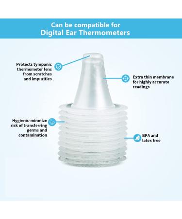 100X Disposable Ear Thermometer Covers Lens Filters Refill Caps for All Braun Models - Buy Online on GoSupps.com