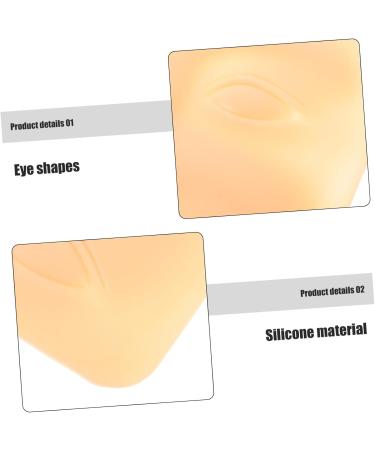 FOMIYES 2pcs Eye Brow Shaping Kit Eyeliner Practice Skin Eyeliner Skin Fake Leather Eyebrow Lines 3d Suite - Buy Online on GoSupps.com