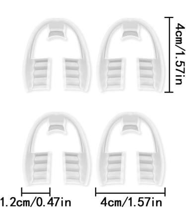 BEZANU Mouth Guard 6 PCS Comfort Anti Grinding Dental Night Guards for Bruxism and Teeth Clenching - Buy Online on GoSupps.com