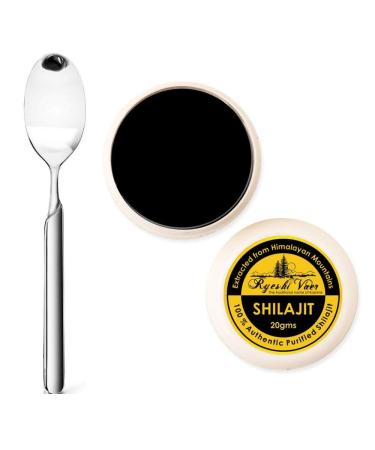 Pure Kashmiri Shilajit 20g (0.70oz) - 100% Natural Gold Standard with 84 Trace Minerals - Buy Online on GoSupps.com