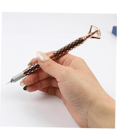 Baluue 3 Embroidery Pen Eyebrow Pen Brow Pencil Makeup Microblading Pen Crystal Golden - Buy Online on GoSupps.com
