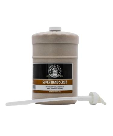 Grandpa Gus's Super Hand Scrub Walnut Shell Scrubbers Natural Handsoap Degreaser for Automotive Mechanics & Constructors 1 Gallon