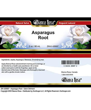 Bianca Rosa Asparagus Root - Salve Ointment (2 oz ZIN: 428087) - 3 Pack - Buy Online on GoSupps.com