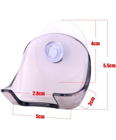 Razor Holder for Shower | Waterproof Plastic Razor Rack with Suction Cup Hook - No Scratch Design - Buy Online on GoSupps.com