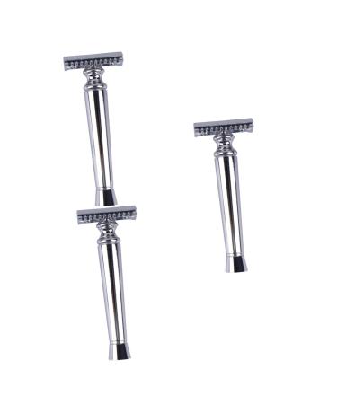 Frcolor 3st hand razor razor for men razor blades men razor beard cutting tool of old -fashioned razor Father's day gift manual bracket