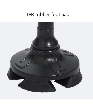 Elderly Portable Walking Stick Retractable Adjustable Aluminum Walking Stick Non-Slip Handle Light Men and Women Elderly Walker Interesting Black 76.5 - Buy Online on GoSupps.com