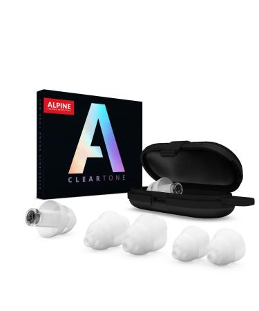 Alpine clearone high fidelity earplugs for noise reduction - reusable hearing protection for concerts work and travel & for learning - 21dB - 3 sizes S M L for ultimate comfort - black - Buy Online on GoSupps.com