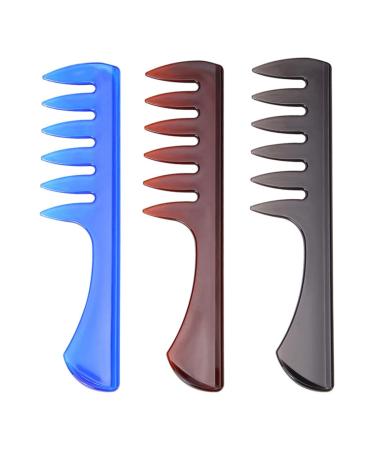 3PCS Anti-Static Comb Salon Hair Styling Combs Hairdressing Comb Hair Salon Comb Stylist Comb Men Styling Comb Hair Brush Kit Fork Comb Hair Styling Tools oil head Accessories man M As Shown