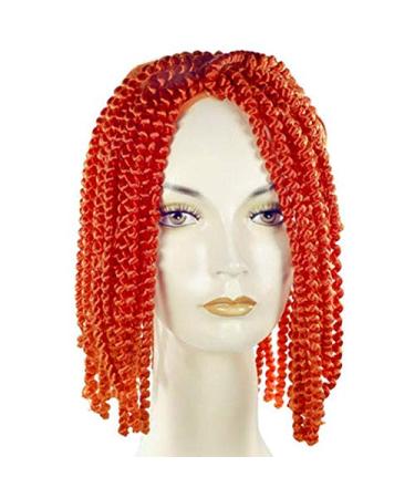 Spring Curl Black Lacey Wig - Long Tight Spirals for Clown & Rapper Costumes | Care Guide & International Shipping - Buy Online on GoSupps.com