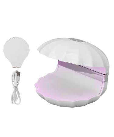 Mini Nail LED Lamp Portable USB 18W Nail Polish Dryer with Dual Light Sources 5pcs Light Chips for Gel Nail Polish