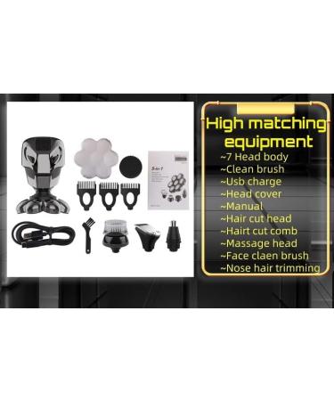 Top 5-in-1 Electric Razor for Men | Rechargeable Beard Trimmer & Professional Hair Cutter - International Shipping - Buy Online on GoSupps.com