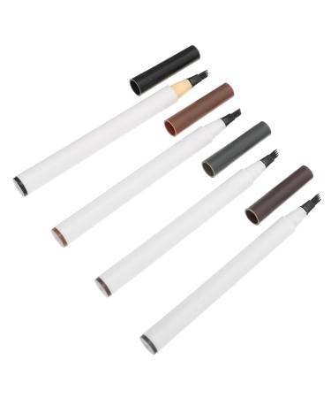 DOITOOL Eyebrows 4pcs Four Forked Eyebrow Pencil Cosmetic Very Fine Miss Brow