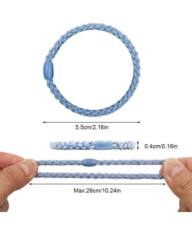 30 Cotton Hair Straps & Ponytail Holders for Thick Curly Hair - No Damage Hair Accessories for Women & Girls - Buy Online on GoSupps.com