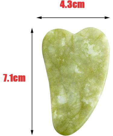 Natural Stone Jade Gouache Scraper Rose Quartz Facial Gua Sha Tools Neck Massager for Face Lifting Beauty Health Pink Natural Stone (Color : S Size Green) - Buy Online on GoSupps.com