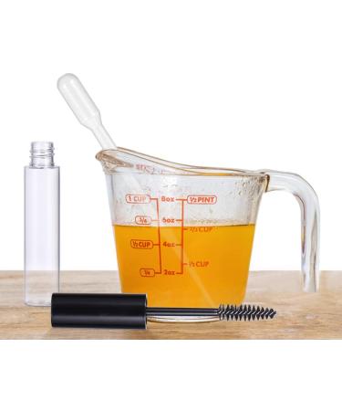 Beavorty 4 Sets Mascara Tube DIY Mascara Bottle Clear Lipgloss Mini Funnel Cream Bottle Mascara Clear Abs - Buy Online on GoSupps.com