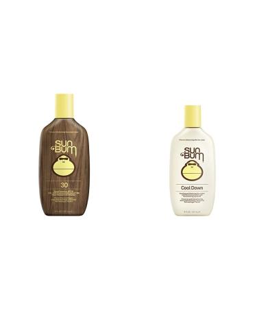 Sun Bum Original Sunscreen Lotion SPF 30 and Cool Down Hydrating After Sun Lotion