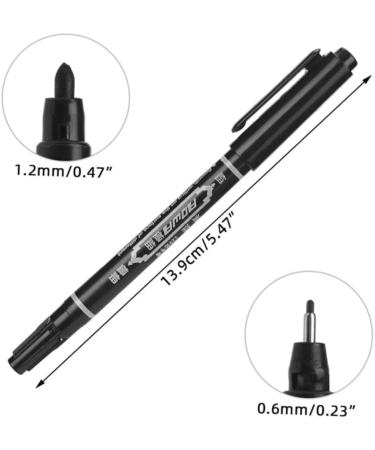 FOMIYES 10pcs Eyebrow Marker Pen Lip Mapping Pen Eyebrow Tattoos Pen Marker Pens Body Eyebrow Pencil Plastic 13.9x1.8cm Black - Buy Online on GoSupps.com