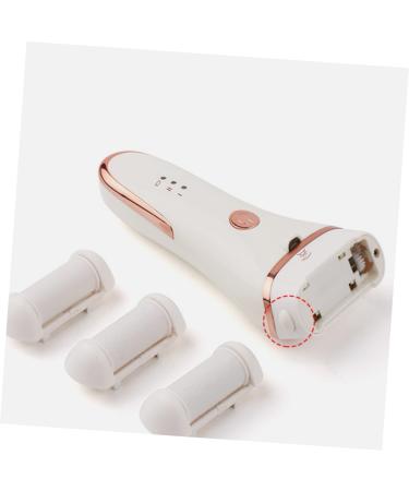 Housoutil 1pc Electric Foot Electrical Tools Electric Foot Scrubber Pedicure Tools Waterproof Foot Foot Scrub Tool Dead Charging Mode Accessories Abs White - Buy Online on GoSupps.com