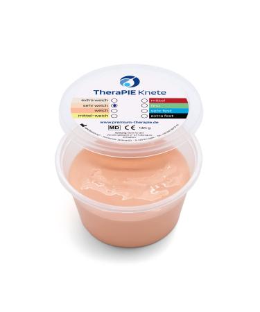 AFH-Webshop TheraPIE Putty 454 g (1 Pound) Therapy Putty Strength Resistance: Extra Firm ( Uni Light-Beige