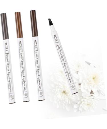 FOMIYES 8 pcs Makeup #chestnut Eyebrow Pencil Natural Pen Fine #brown Grey #black Liquid #dark Long-lasting 1 count (Pack of 1) As Shownx2pcs - Buy Online on GoSupps.com