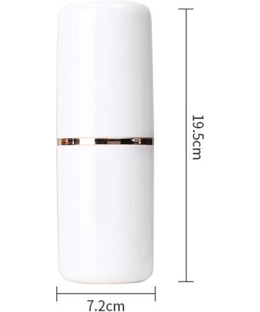 Portable Toothbrush Cup Case | Multifunction Travel Holder & Organizer | Large Capacity Dustproof Design for Bathroom School & Business Trips (White - Buy Online on GoSupps.com