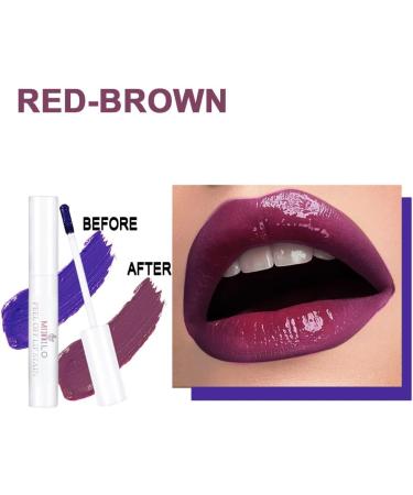 SHEEYOON Peel Off Lip Stain - Long Lasting Waterproof Matte Lip Tint in Red-Brown - Buy Online on GoSupps.com