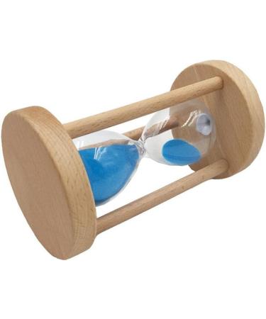 Gazechimp Hourglass Timer - 15 Minute Blue Sandglass for Teeth Brushing Cooking & Training - Stylish Wood & Glass Design - Buy Online on GoSupps.com