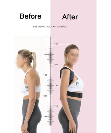 DFHBFG Posture Corrector Upper Back Brace - Adjustable Support & Neck Relief for Pain - International Shipping Available - Buy Online on GoSupps.com