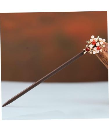 Beatifufu 1pc Vintage Pearl Hairpin Ancient Hair Chopsticks Hair Sticks for Buns Pearl Hair Accessories Japanese Decor Rhinestone Hair Clips Asian Crystal Flower Agate Japanese-style Bride - Buy Online on GoSupps.com