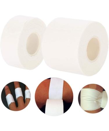 Self-Adhesive Bandage - White Cotton Finger & Ankle Wrap for Sports & First Aid | Ideal for Piano Volleyball & Basketball - Buy Online on GoSupps.com
