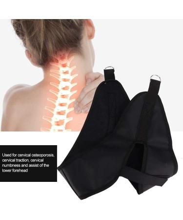 Neck Traction Device Enlarged PU Cervical Traction Belt with Hook and Loop Fixing for Office Workers Students Athletes Shift Workers #1 - Buy Online on GoSupps.com