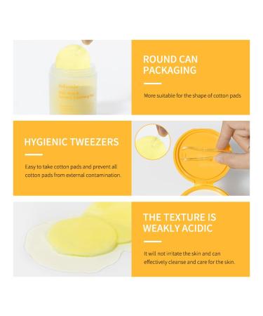 Turmeric Cleansing Pads for Face - 80pcs Exfoliating Scrub Pads for Acne & Dark Spots | Gentle Non-Irritating Formula - Buy Online on GoSupps.com