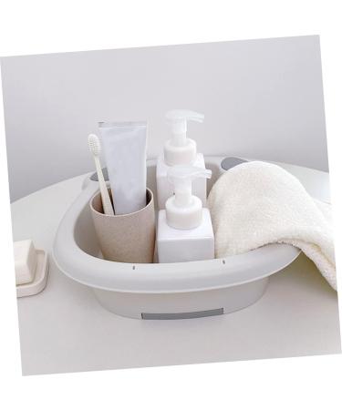 IWOWHERO 1 Set wash basin washboard for kids laundry washing board washing up basin suitcase hand wash baby Grey 30x29cm - Buy Online on GoSupps.com