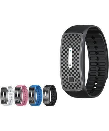 Lichengtai Waterproof Ultrasound Mosquito Protection Bracelet - Reusable Anti-Mosquito Band for Children & Adults - Black - Buy Online on GoSupps.com