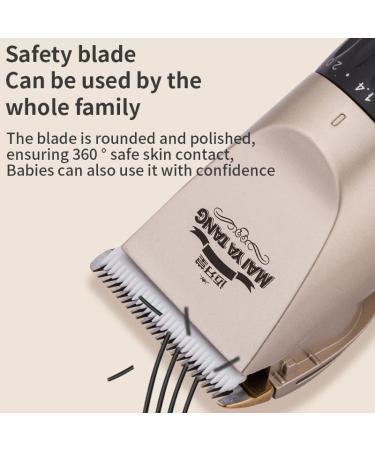 Professional Hair Clipper - Ceramic Cutter Removable Battery Metallic Finish | Ideal for Salons & Home Use - Shop Internationally - Buy Online on GoSupps.com