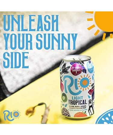 Rio Light No Sugar Tropical Real Fruit Soft Drink 24 x 330ml - Buy Online on GoSupps.com